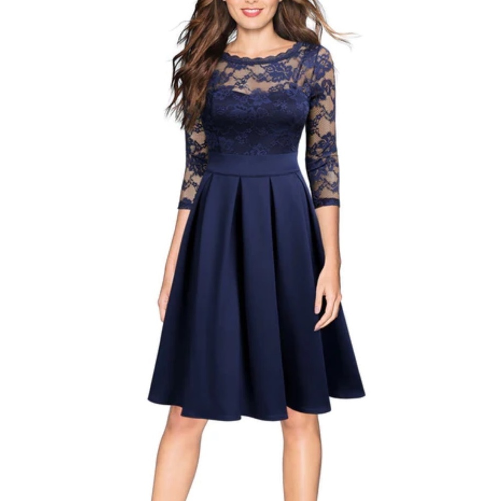 Miusol 2/3 Sleeve Cocktail Bridesmaid
Party Dress | Miusol